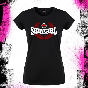 Camiseta Skingirl Antifascista/Antifeixista